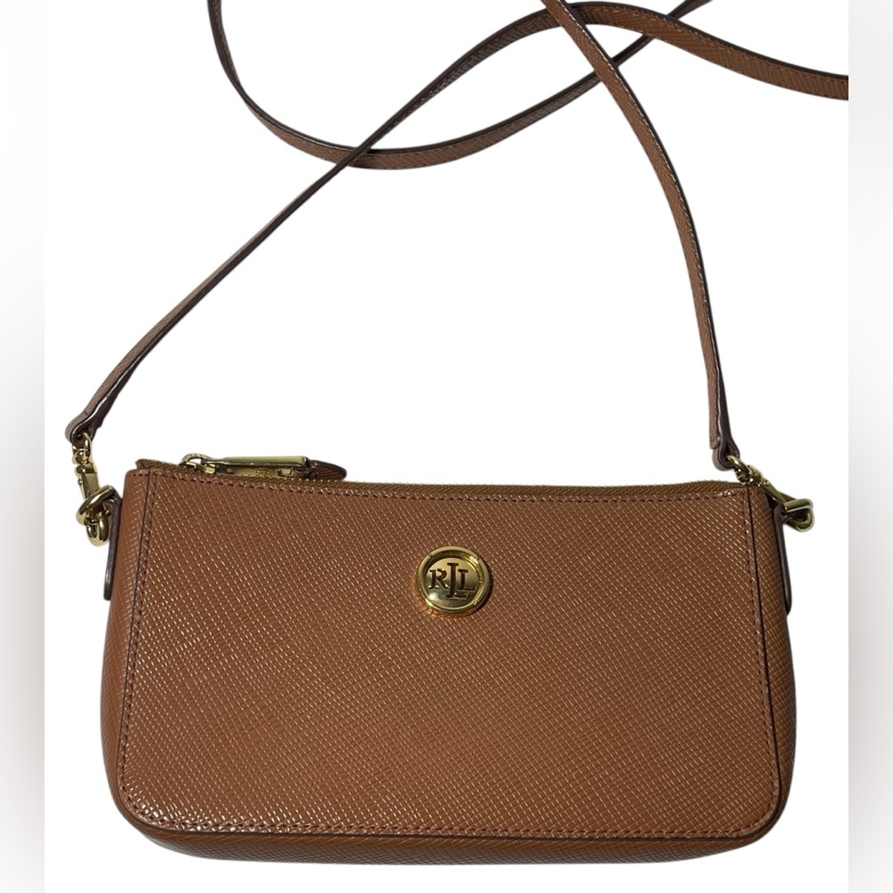 Lauren Ralph Lauren Brown Crossbody Purse - Picture 3 of 9